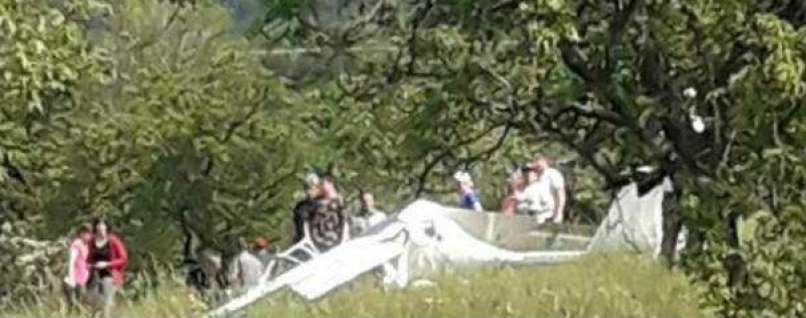 Read more about the article Tragedija pri Ajdovščini, pipistrelovo letalo trčilo v padalca in strmoglavilo, padalec ni preživel