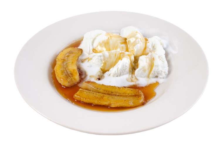 Read more about the article Pečene banane s sladoledom