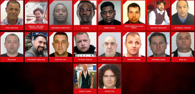 Read more about the article FOTO: Te moške išče Europol, osumljeni ali obsojeni so spolnih zlorab