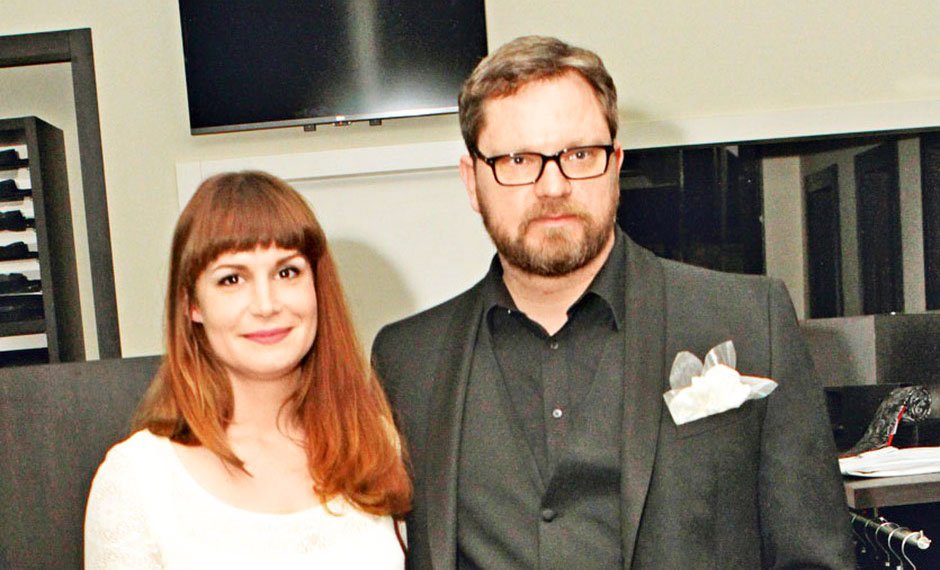 Jurij Zrnec in njegova Aleksandra Ilijevski