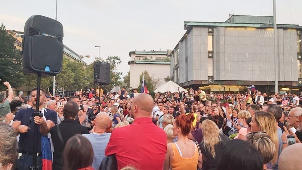 Na protestu so bili kritični do vlade in aktualnega sklica državnega zbora, ki da ne uživata več zaupanja ljudi, zato so jih med skandiranjem pozvali k odstopu.Zoran Stevanović iz stranke Resni.ca je ocenil, da si želi oblast le spreti narod med sabo.