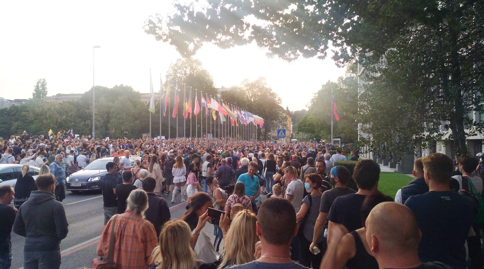Na protestu so bili kritični do vlade in aktualnega sklica državnega zbora, ki da ne uživata več zaupanja ljudi, zato so jih med skandiranjem pozvali k odstopu.Zoran Stevanović iz stranke Resni.ca je ocenil, da si želi oblast le spreti narod med sabo.
