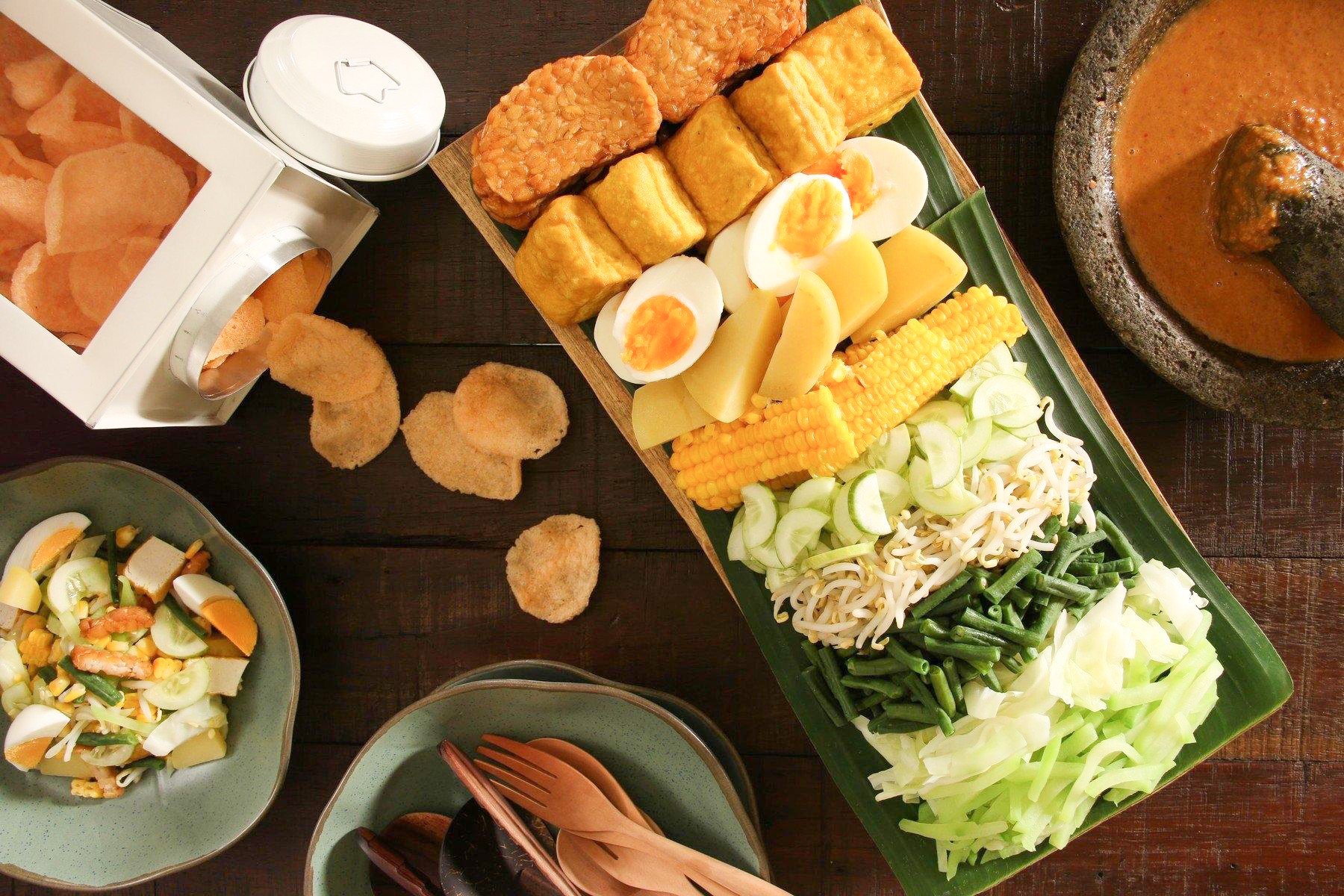Recept - Gado gado - arašidova omaka - Indonezijska hrana