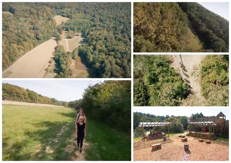 Kmetija: Kje na posestvu se nahaja arena? Kaj pa arena? Kje se nahaja? Približno 200 metrov stran, nekje 3 minute hoda vzdolž kokošnjaka, bajerja in fitnesa na prostem, nato pa po uhojeni travnati površini do z lesom tlakovane poti, ki tekmovalce pripelje do scenske postavitve za dvoboj.
