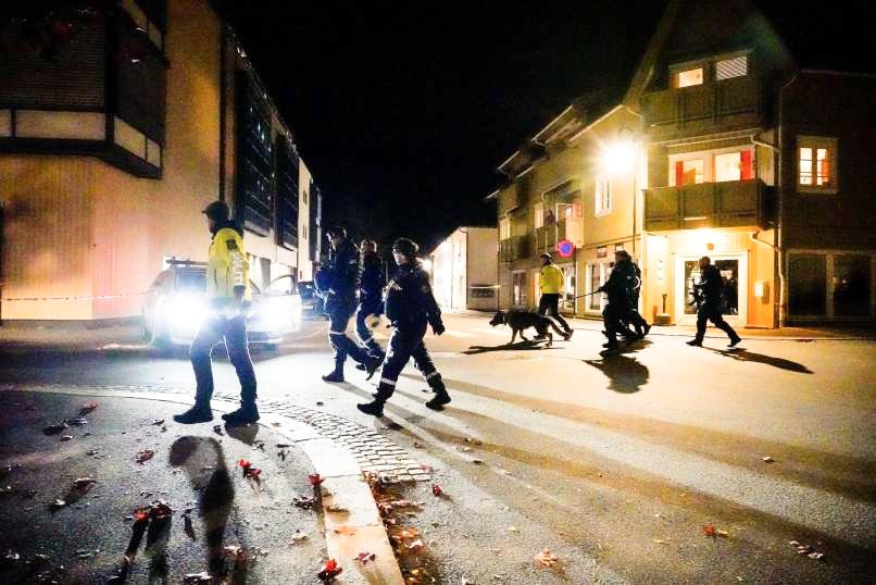 Okoli 18.30 je nek moški začel streljali z lokom v trgovini. Puščice so švigale naokoli in zadele več ljudi. Prvi podatki nakazujejo, da je moški, ki se je nato hitro premikal po ulicah mesta z okoli 30.000 prebivalci, streljal naključno.