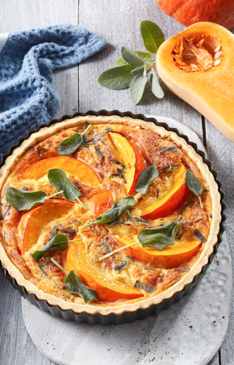 Recept - Slana pita z bučo - Sestavine za testo, nadev - Postopek priprave