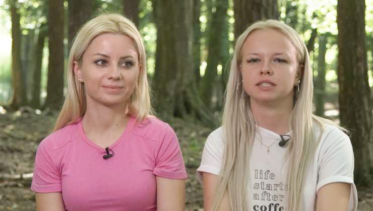 Nina Radi in Polona Kranjc - Kmetija - So jih pa za to presenetili nekdanji sotekmovalci. Nad njihovim prihodom pa seveda nista bili navdušeni Nina in Polona, saj je v tem tednu varna Tjaša.