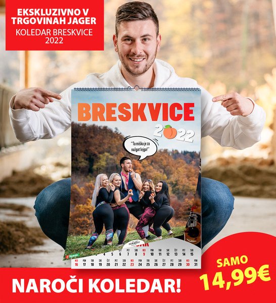 Tilen Brglez je želel z zabavnimi posnetki nasmejati in poskrbeti za dobro voljo, kar mu bo zagotovo uspelo, saj je, kot pravi, ustvaril tako poseben koledar, kot je poseben on sam. In kdo je skupaj z njim poziral pred objektivom?