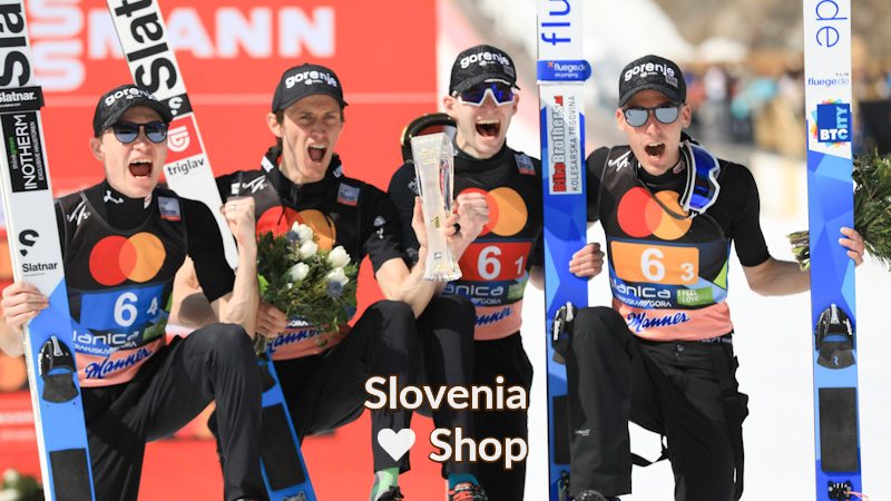 Read more about the article Žiga Jelar, Peter Prevc, Timi Zajc in Anže Lanišek zmagovalci ekipne tekme v Planici